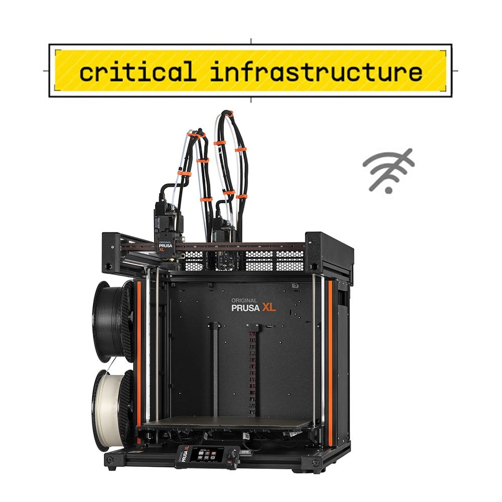 Original Prusa XL — Critical Infrastructure Edition